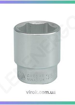 Головка торцева 6-гранна yato 3/4 38 мм коротка гнізда для автомобільного сервісу механічний сервіс