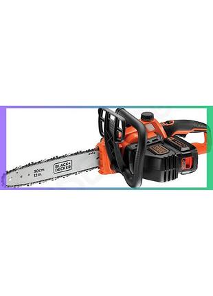 Акумуляторна ланцюгова пила black+decker 36в 2,5агод шина 30см для саду та будівництва