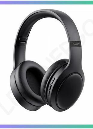 Бездротові навушники havit hv-h633bt чорні bluetooth накладні для музики і дзвінків