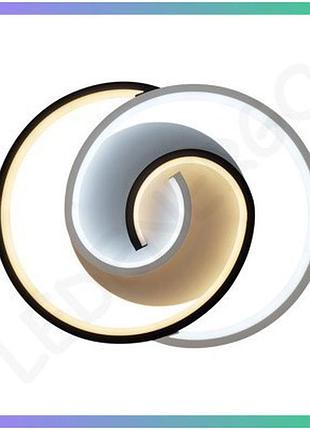 Світильник led domino violux круглий 90w 3000-4000-5000k для освітлення кімнат до 23м2 білий smart