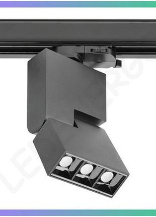 Світильник трековий led gtv sierra 8w 4000k чорний для освітлення сучасних інтер'єрів