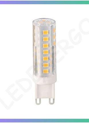 Led лампа quantum violux g9 6w 4500k керамічна енергозберігаюча для освітлення приміщень економічна