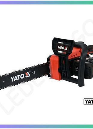 Акумуляторна ланцюгова пила yato yt-82812 36в 2аг 14 дюймів безшумна пила для різання дерева