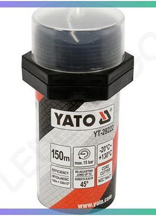 Нить уплотняющая yato 150м для резьбовых соединений давление до 15 бар для водопровода и отопления