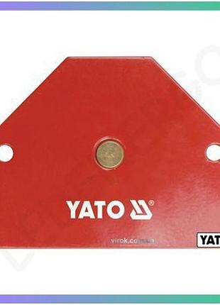 Магнітна струбцина для зварки yato 11,5 кг 64x95x14 мм для тимчасового з'єднання металевих деталей