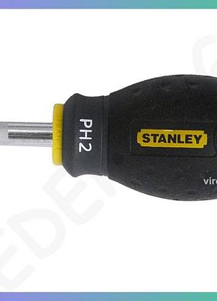 Викрутка хрестова stanley fatmax stubby ph1 30 мм для ремонту та монтажу інструментів