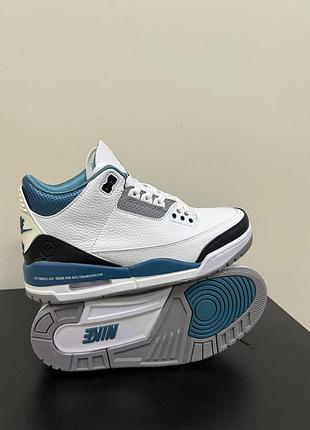 Підліткові кросівки nice jordan 3  виконані з натуральної шкіри