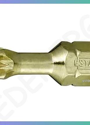 Викруткова насадка stanley phillips ph2 x 25 мм gold 6 шт насадка для викрутки інструментів