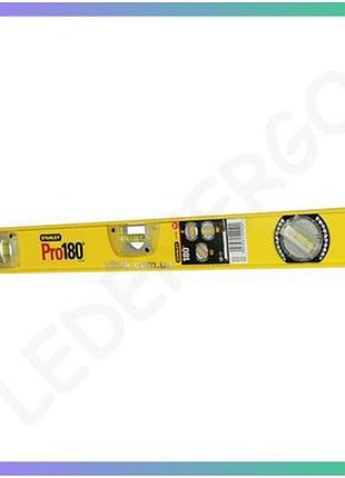 Уровень stanley pro180 100 см 3 капсулы вращающаяся 180 градусов профессиональный уровень для строительства