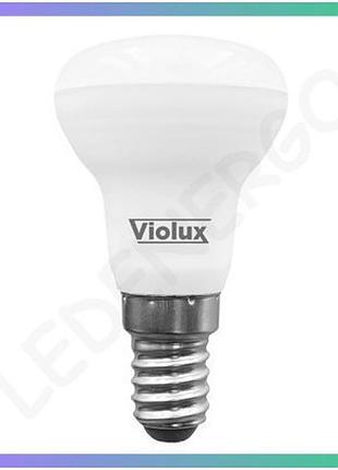 Led лампа quantum violux r50 7w e14 4000k енергозберігаюча світлодіодна лампа для освітлення