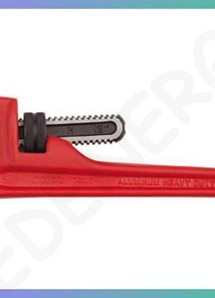Ключ трубный yato 600 мм 24" max ø 2,5" 63mm с алюминиевой ручкой для сантехнических работ