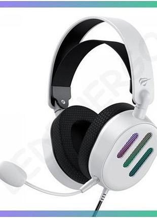 Ігрові навушники з мікрофоном havit hv-h2038u usb 7.1 для геймерів з rgb підсвіткою