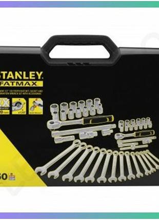 Набор торцевых головок 1/4х1/2 50 предметов stanley fatmax инструменты для ремонта авто и быта