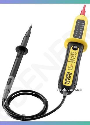 Індикатор напруги stanley fatmax ac/dc до 400в тестер напруги для електрики електричний вимірювач