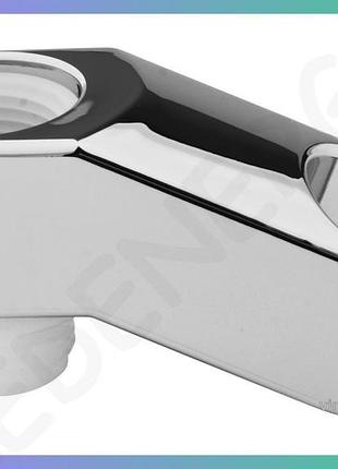 Тримач душових розприскувачів fala пластиковий abs хромований g 1/2 для сантехніки тримач для душу
