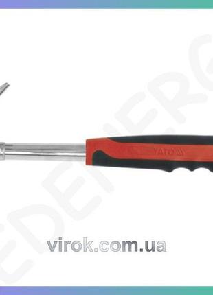 Столярний молоток yato 450г 318мм для роботи з деревом молоток для столярних робіт