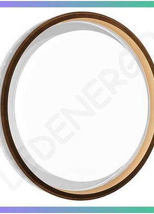 Led світильник violux helix smart круглий 60w 3000-6000k коричневий для житлових приміщень освітлювальний прилад