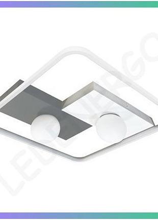 Led світильник smart picasso-s violux квадрат 85w 5900лм 3000-4000-5000k для освітлення кімнати з пультом керування