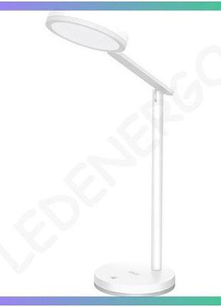 Led настільна лампа teo 10w 800lm 4200k біла violux світильник для роботи та дому освітлювальний прилад