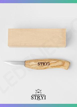 Комплект stryi start для вирізання фігурок набір для початківців з липовою заготовкою та ножем