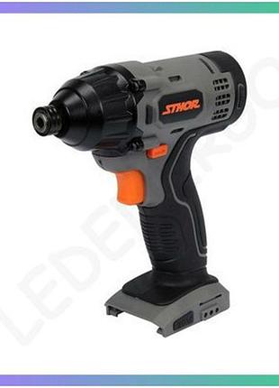 Акумуляторний гайковерт sthor 20v li-ion 150nm тримач 1/4 для закручування і свердління