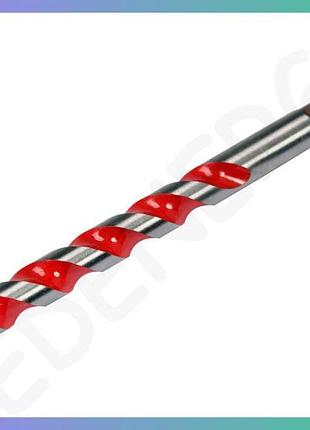 Свердло універсальне yato yg6x ø8 мм l100/45 мм hex-1/4 для металу і дерева бур для свердління