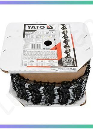 Цепь режущая yato 3/8 1632 звена 0.058 1,5 мм для бензиновых и электропил режущая цепь