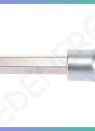 Головка торцева yato 1/2" torx подовжена т27 100 мм для гайок і болтів sku_yt-04322