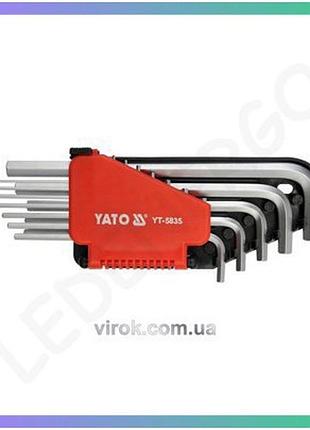 Шестигранники yato удлиненные набор 12шт для ремонта механизмов инструменты для работы