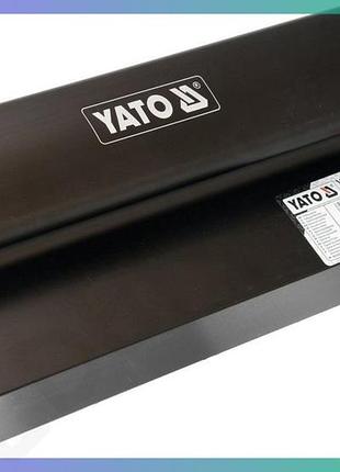 Шпатель для финишного шпаклевания yato 400 мм алюминиевая ручка сменное лезвие для ремонта шпатлевки