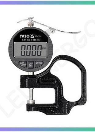 Толщина yato yt-72321 электронная с точностью ±0,001 мм для измерения толщины материалов