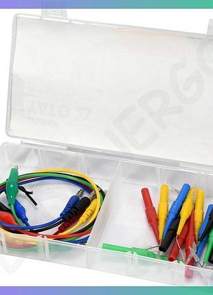 Контрольні провідники електричні yato до 30v ac/dc 20 елементів для вимірювання напруги 20 елементів