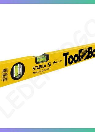 Уровень stabila toolbox 43 см точность 0,50mm/m горизонтальный вертикальный измерительный прибор