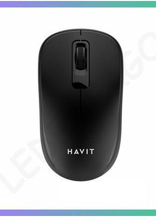 Бездротова миша havit hv-ms626gt чорна 1200 dpi для роботи вдома та в офісі маніпулятор