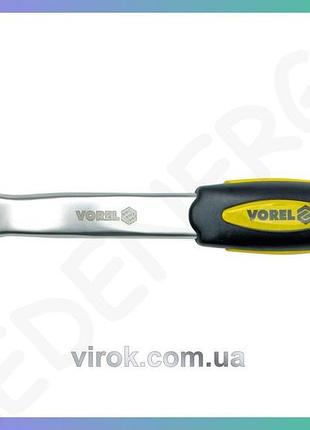 Трещотка vorel изогнутая квадрат 1/4 150 мм 72t для торцевых головок инструмент для ремонта