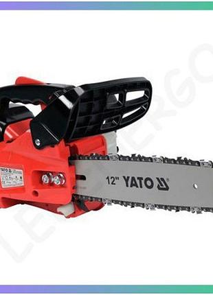 Бензопила ланцюгова yato 25.4 см3 0.75 квт шина 30 см для роботи в саду та на ділянці
