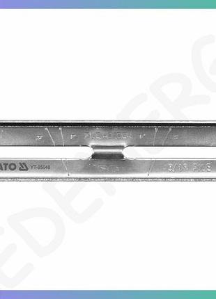 Направляюча до напильника yato 4,5 мм 190х30 мм для обробки під кути 10 25 30 35 кліпс для точності