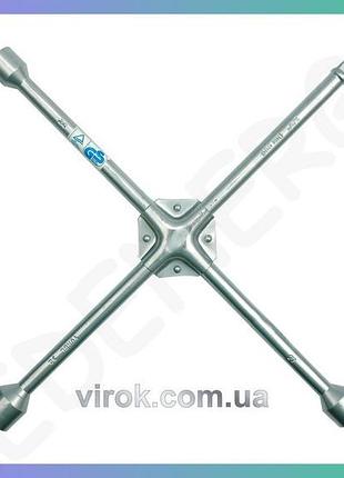 Ключ хрестоподібний vorel 24x27x32x3/4 балонний для автомобіля ремонтний інструмент