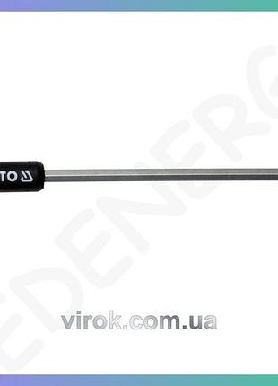 Ключ шестигранный yato тип t m7 мм двусторонний шариковый наконечник для ремонта механизмов l 170 мм