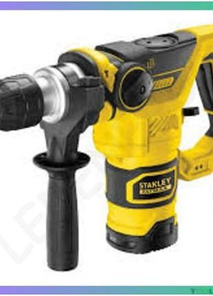 Перфоратор мережевий stanley fatmax 1250 вт 3,5 дж sds+ для свердління та довбання з кейсом