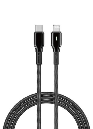 Кабель wiwu 27w duralink series nylon braided cable wi-c076 c-l 1m