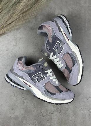Женские кроссовки new balance 2002r lilac 1950 балланс