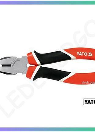 Комбинированные плоскогубцы yato 160 мм индуктивная закалка для промышленности и ремонта плоскогубцы