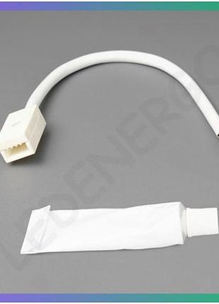 Конектор електропровідний colors для стрічки 8мм ip67 2pin 200мм для підключення led стрічок