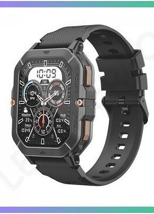 Смарт годинник havit m9073 bluetooth чорний для android та ios з моніторингом здоров'я і дзвінками