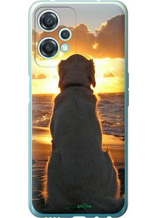 Чохол на oneplus nord ce 2 lite захід і собака "3966u-2684-2448"