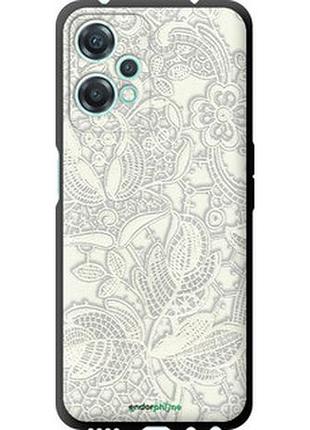 Чохол на oneplus nord ce 2 lite біле мереживо "4383b-2684-2448"