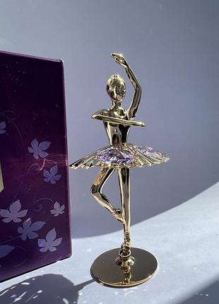 Фігурка зі стразами swarovski балерина 9,5 см 160162