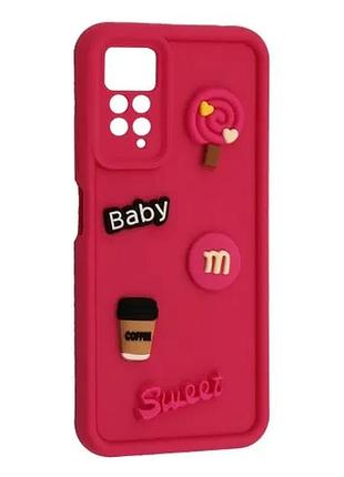 Чохол happy для xiaomi redmi note 11 pro pink
