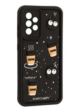 Чехол happy для samsung a52 4g black